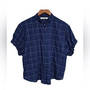 Xirena Chance Shirt in Riviera Blue Size Small